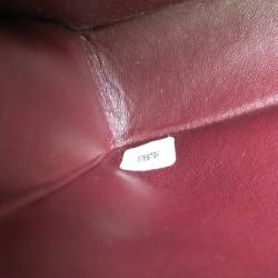 Pre Owned Chanel Black Lamb Skin Leather Double Shoulder Flap Bag Small