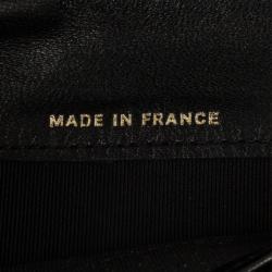 Pre Owned Chanel Black Quilted Lambskin Classic Long Wallet