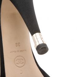 Pre Owned Chanel Lavender Leather Ankle Strap Sandals Size 38