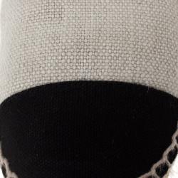 مملوكة مسبقًا Chanel CC Canvas Espadrille Sneakers Size 39