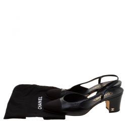chanel slingback sandals classic satin leather