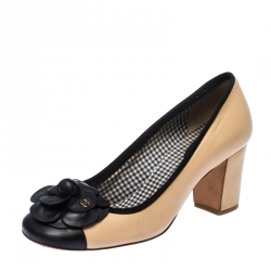 CHANEL, Shoes, Nwt Chanel Black Size 39 Pumps With Camellia And Pearl