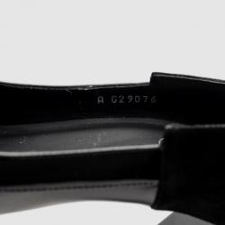 Pre Owned Chanel Black Leather Pumps Size 40