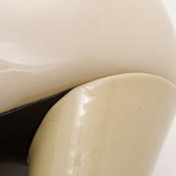 Pre Owned Chanel Triple Ankle Strap Camelia Heels Size 40.5