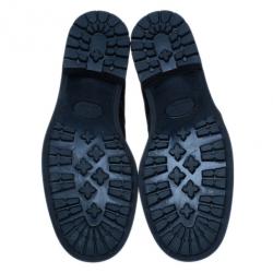 مملوكة مسبقًا Chanel Brown Suede and Leather Ankle Boots Size 39