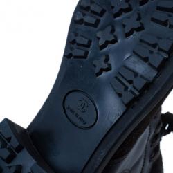 مملوكة مسبقًا Chanel Brown Suede and Leather Ankle Boots Size 39