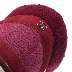 مملوكة مسبقًا حذاء رياضي خفيف شانيل جلد وتويد مقاس 40