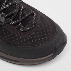 مملوكة مسبقًا Chanel Black Nubuck and Mesh CC Interlocking CC Logo Sneakers Size 39