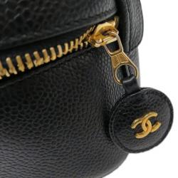 مملوكة مسبقًا Chanel Black Caviar Vanity Bag