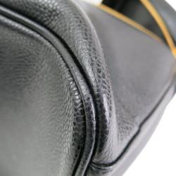 Pre Owned Chanel Black Caviar Vanity Bag