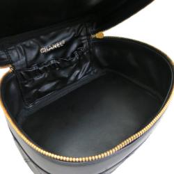 مملوكة مسبقًا Chanel Black Calfskin Vanity Bag