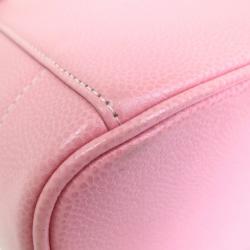 Pre Owned Chanel Pink Caviar Vanity Bag