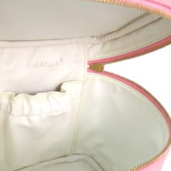 Pre Owned Chanel Pink Caviar Vanity Bag