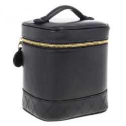 Pre Owned Chanel Lambskin Vanity Bag