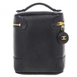 Pre Owned Chanel Lambskin Vanity Bag