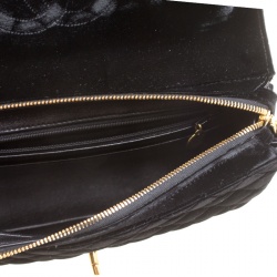 Pre Owned Chanel Black Velvet Vintage Backpack