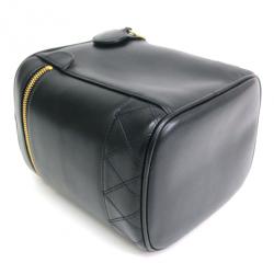 مملوكة مسبقًا Chanel Black Calf Leather Vanity Bag