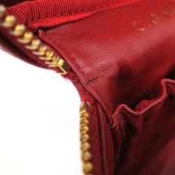 Pre Owned Chanel Red Caviar Cosmetic Vanity Bag