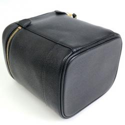 مملوكة مسبقًا Chanel Black Caviar Cosmetic Vanity Bag