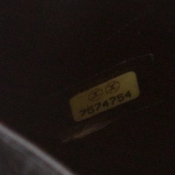 Pre Owned Chanel Black Caviar Leather Cosmetic Vanity Bag