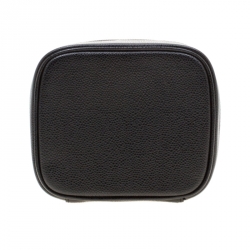Pre Owned Chanel Black Caviar Leather Cosmetic Vanity Bag