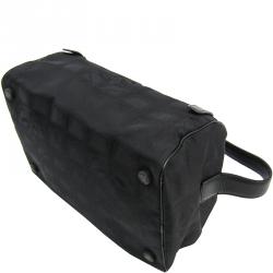 Pre Owned Chanel Black Nylon New Travel Line Vanity Bag