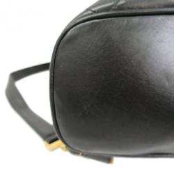 مملوكة مسبقًا Chanel Black Quilted Lambskin Backpack