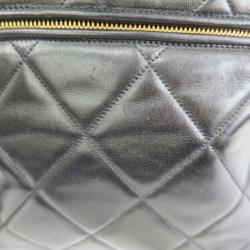 مملوكة مسبقًا Chanel Black Quilted Lambskin Backpack