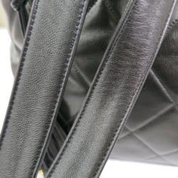 مملوكة مسبقًا Chanel Black Quilted Lambskin Backpack