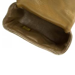 مملوكة مسبقًا Chanel Gold Quilted Leather Reissue 2.55 Limited Edition Ankle Bag