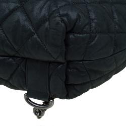 Pre Owned Chanel Black Quilted Iridescent Leather In the Mix Backpack