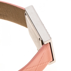 Chanel Vintage White Diamond Stainless Steel Mademoiselle Women's Wristwatch 22MM