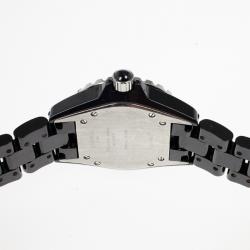 Pre Owned Chanel Black Ceramic J12 Women's Wristwatch 33MM
