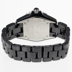 Pre Owned Chanel Black Ceramic J12 Women's Wristwatch 33MM