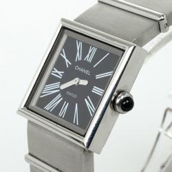 Pre Owned Chanel Mademoiselle Stainless Steel Womens Wristwatch 22 MM