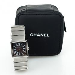 Pre Owned Chanel Mademoiselle Stainless Steel Womens Wristwatch 22 MM
