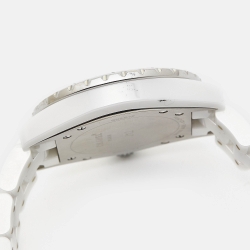 Chanel White Diamond Ceramic Stainless Steel  J12 H2125 Women's Wristwatch 38 mm 