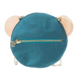 Pre Owned Charlotte Olympia Green Silk Satin Ted Shoulder Bag