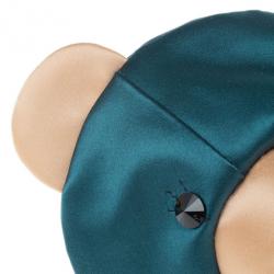 Pre Owned Charlotte Olympia Green Silk Satin Ted Shoulder Bag