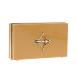 Charlotte Olympia Beige Zodiac Pandora Sagittarius Clutch