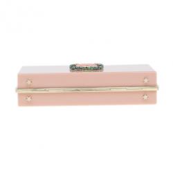 Pre Owned Charlotte Olympia Pink Zodiac Pandora Cancer Clutch