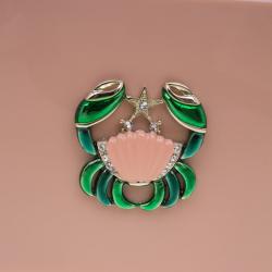 Pre Owned Charlotte Olympia Pink Zodiac Pandora Cancer Clutch