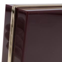 Pre Owned Charlotte Olympia Burgundy Zodiac Pandora Taurus Clutch