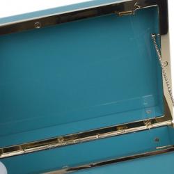Charlotte Olympia Turquoise Zodiac Pandora Gemini Clutch