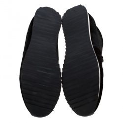 Charlotte Olympia Black Velvet Work It! Sneakers Size 40