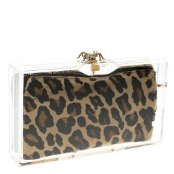 Charlotte Olympia Clear Perspex Pandora Classic Box Clutch