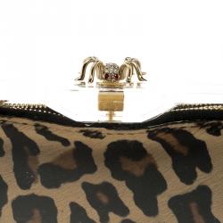 Charlotte Olympia Clear Perspex Pandora Classic Box Clutch