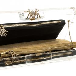 Charlotte Olympia Clear Perspex Pandora Classic Box Clutch