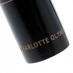 Pre Owned حقيبة كلتش شارلوت أوليمبيا بدتايم ستوريز نوفل أكريليك سوداء