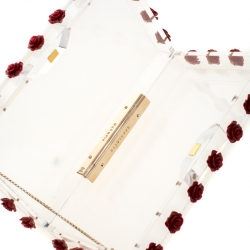 Pre Owned Charlotte Olympia Plexiglass Ring A Ring O Roses Pandora Box Clutch